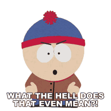 what the hell does that even mean stan marsh south park s8e8 douche and turd
