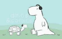 dinosandcomics dinosaur dinos turtle trex