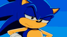 Sonic Bored GIF