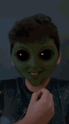 alien shocked surprised filter alien filter