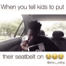 When You Tell Kids To Put Their Seatbelt On Blephin GIF - When You Tell Kids To Put Their Seatbelt On Blephin GIFs