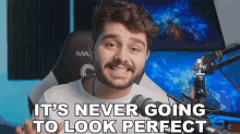 Its Never Going To Look Perfect Ignace Aleya GIF - Its Never Going To Look Perfect Ignace Aleya There Will Always Be Flaws GIFs