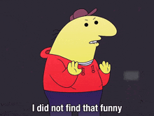 I Did Not Find That Funny Charlie GIF - I Did Not Find That Funny Charlie Smiling Friends GIFs