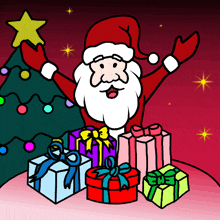 Christmas Santa Claus GIF - Christmas Santa Claus Christmas Presents GIFs