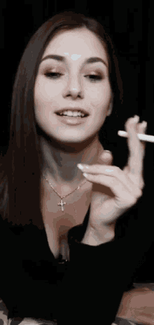 Smoking Girl GIF - Smoking Girl Pjord GIFs