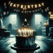 Eat Birthday Cake GIF - Eat Birthday Cake Creepy GIFs