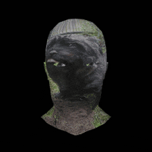 a silhouette of a person 's head with a picture of a gorilla