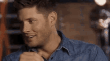 Laughing Jensen Jensen Ackles GIF