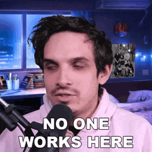 No One Works Here Nik Nocturnal GIF - No One Works Here Nik Nocturnal There'S No Staff Here GIFs