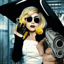Lady Gaga Unhinged GIF - Lady Gaga Unhinged Gun GIFs