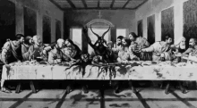 Last Supper Black White GIF - Last Supper Black White Jesus GIFs