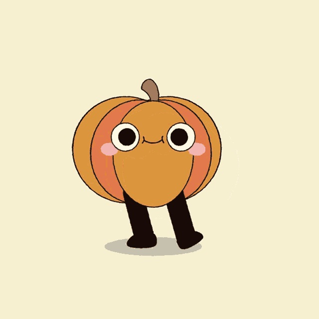Get in the Halloween spirit with our pumpkin cute gif compilation