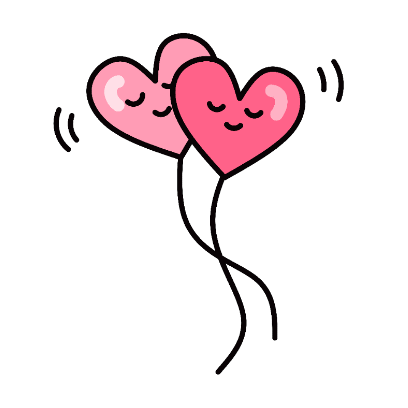 Object Heart Sticker - Object Heart Love Stickers