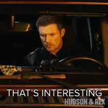 Thats Interesting Charlie Hudson GIF - Thats Interesting Charlie Hudson Hudson And Rex GIFs