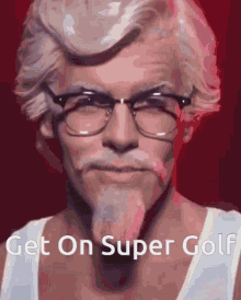 Super Golf Colonel Sanders GIF - Super Golf Colonel Sanders GIFs