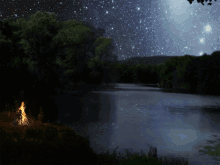 Camping GIF - Camping Stars Fire GIFs