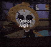a piece of old paper with the name dyle de angie on it