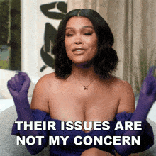 Their Issues Are Not My Concern Mehgan James GIF - Their Issues Are Not My Concern Mehgan James Basketball Wives Orlando GIFs
