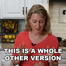This Is A Whole Other Version Jill Dalton GIF - This Is A Whole Other Version Jill Dalton The Whole Food Plant Based Cooking Show GIFs