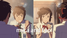 Mitsuha And Taki Kimi No Na Wa GIF - Mitsuha And Taki Kimi No Na Wa Your Name GIFs