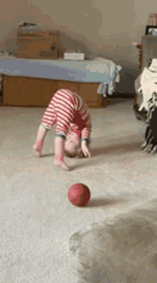 Baby Somersault GIF - Baby Somersault Smile GIFs