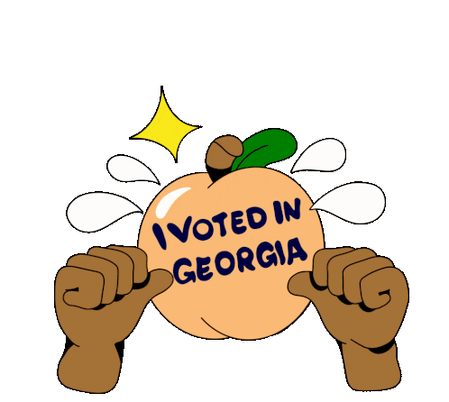 Georgia Vote Sticker - Georgia Vote Georgian Stickers