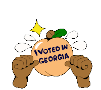 Georgia Vote Sticker - Georgia Vote Georgian Stickers