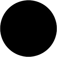 a black circle with the words deetaux life works on it