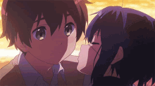 Kiss On The Cheek Anime GIFs | Tenor