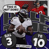 Tampa Bay Buccaneers (10) Vs. Baltimore Ravens (3) Half-time Break GIF - Nfl National Football League Football League GIFs