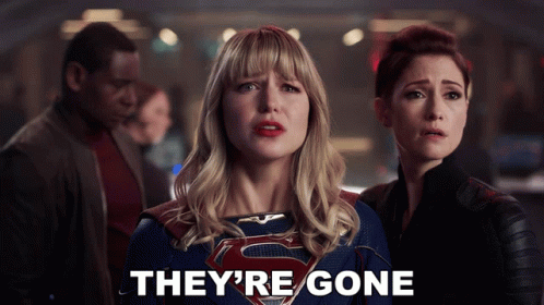Theyre Gone Melissa Benoist GIF - Theyre Gone Melissa Benoist Chyler
