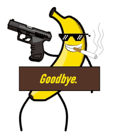 Goodbye Banana GIF - Goodbye Banana Epic GIFs