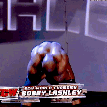 Bobby Lashley Ecw Champion GIF - Bobby Lashley Ecw Champion Entrance GIFs