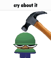 Brobgonal Cry About It Sticker - Brobgonal Cry About It Meme Stickers