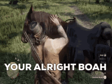 Your Alright Boah Horse GIF - Your Alright Boah Horse Arthur GIFs