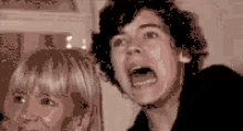 Harry Styles Scared GIF - Harry Styles Scared Screaming GIFs