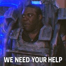 We Need Your Help The Ghost Of Christmas Way Future GIF - We Need Your Help The Ghost Of Christmas Way Future Sam Richardson GIFs