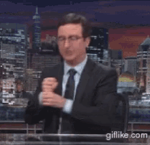 john oliver moves hand rolling dancing mixing