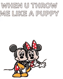 Mickey Mouse Minney Mouse GIF - Mickey Mouse Minney Mouse Throw GIFs