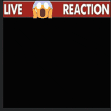 a live reaction sign with a surprised face and a glowing cube