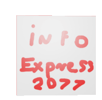 Info Express2077 Sticker - Info Express2077 Stickers
