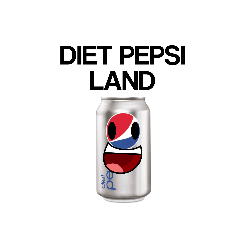 Martin5910 Diet Pepsi Land Sticker - Martin5910 Diet Pepsi Land Bfdi Stickers