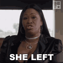 She Left Perrion Roberts GIF - She Left Perrion Roberts American Gangster Trap Queens GIFs