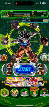 a screenshot of a video game called dragon ball z