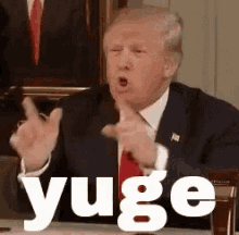 Donald Trump Yuge GIF - Donald Trump Yuge Huge GIFs