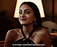 Riverdale Veronica Lodge GIF - Riverdale Veronica Lodge Im So Happy I Moved Here Sophomore Year GIFs