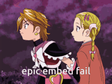 epic embed fail precure pretty cure cure black anime