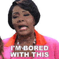 I'M Bored With This Ms Marie Willis Sticker - I'M Bored With This Ms Marie Willis Sistas Stickers