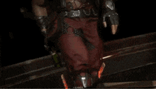 a man in a video game is holding a cell phone in his hand and talking on a cell phone .