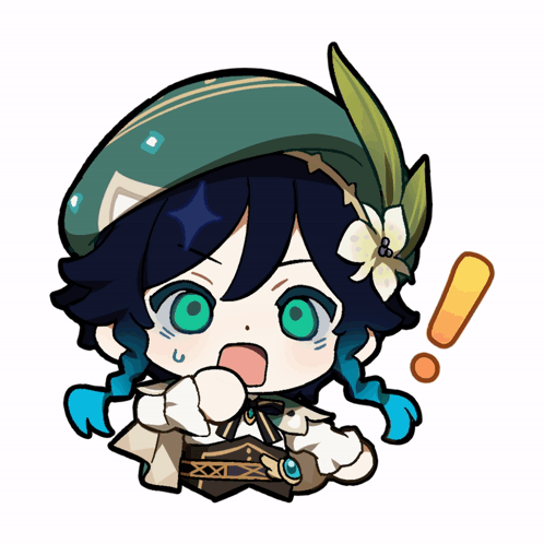 Genshin Chibi Ideas In Venti Sticker Genshin Png Kuro Icon The Best